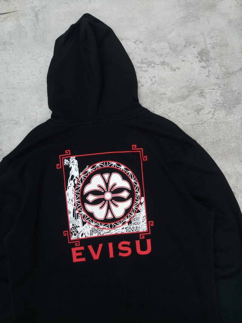 Hoodie evisu original hoodie evisu second evisu raijin sukajan