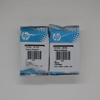 HP 678 No Box Black and Tri-Color Original Ink Cartridge