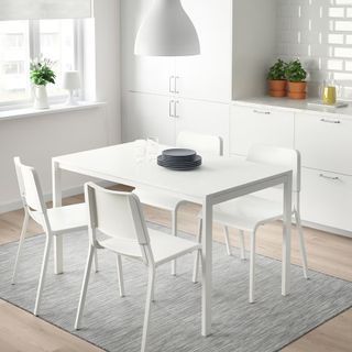 Ikea TEODORES Chair, white x 2pcs