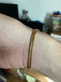 Japan Gold K18 14cut Bracelet