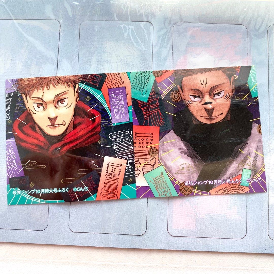 Jujutsu Kaisen Lenticular (3D) Bookmark (Category: Comics & Manga) located in Baguio. Submitted by bubries (Listing ID 1300230257, Image 2). Description: jjk lenticular (3D) bookmarks from saikyo jump september 2023 issue ˋ°•*⁀➷ ₱400/set + stickers .