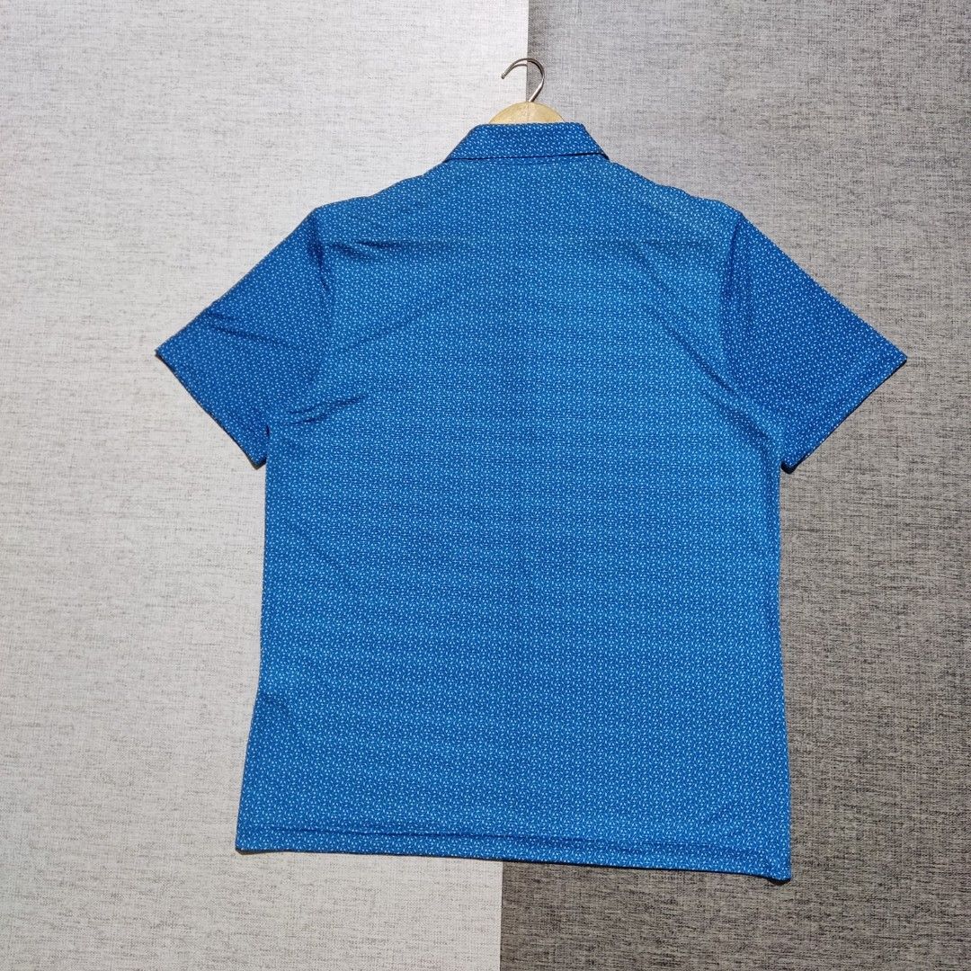 Kaos polo shirt KIM YOUNG JOO Golf blue colour original second