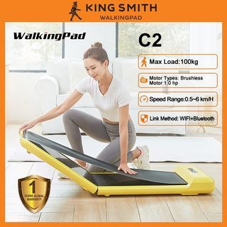 Kingsmith WalkingPad Foldable Treadmil C2 walking machine home foldable silent shock absorption indoor treadmill sports fitness equipment Sport Gym Equipment Fitness Treadmills for Home