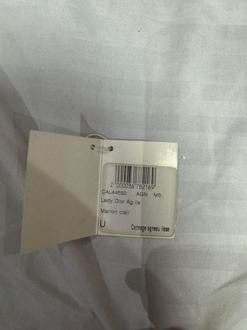 LADY DIOR VINTAGE MEDIUM WITH TAG (Category: Luxury Bags & Wallets) located in Cagayan de Oro. Submitted by moiobsession (Listing ID 1300189089, Image 2). Description: authentic with dustbag with tag.