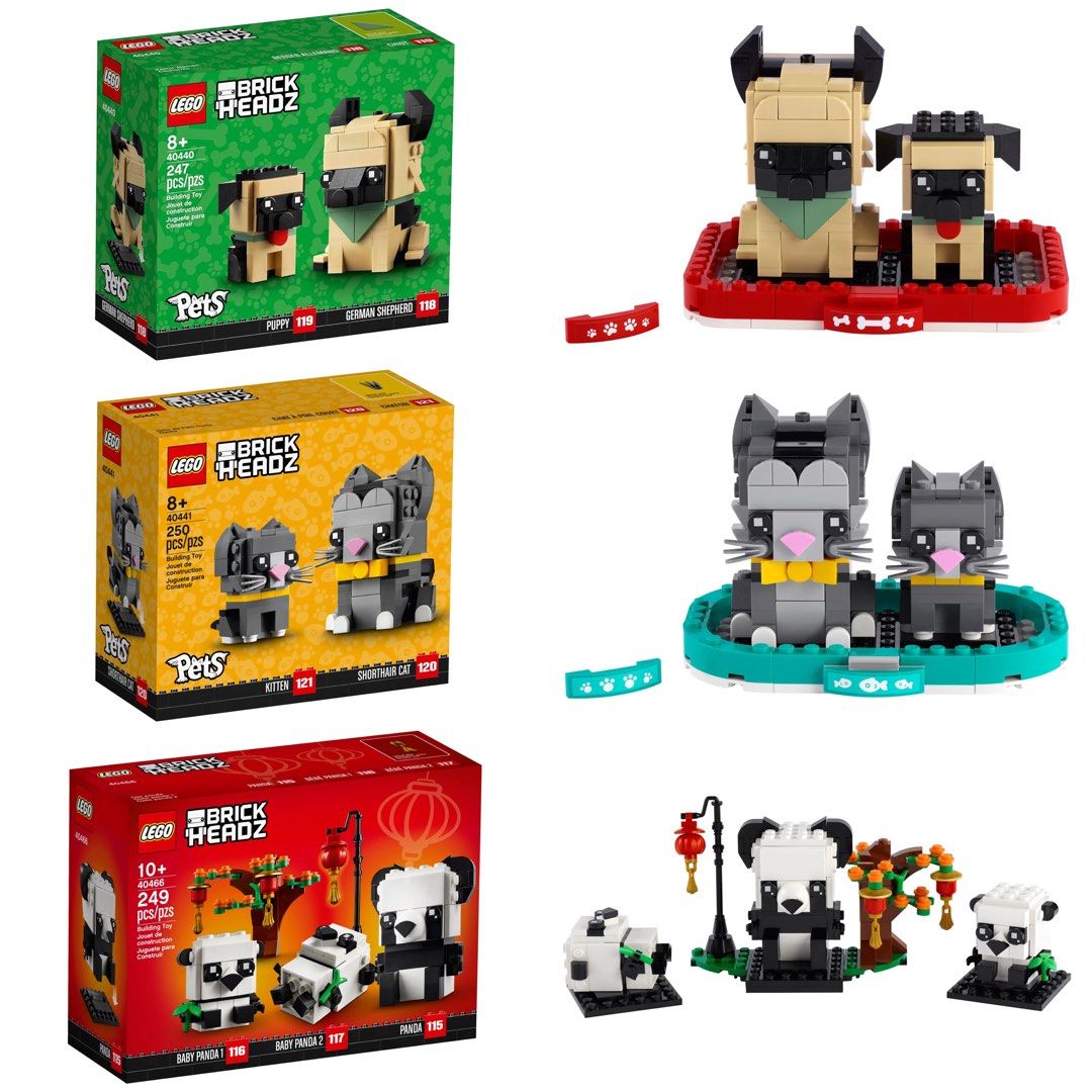 Brickheadz animals outlet