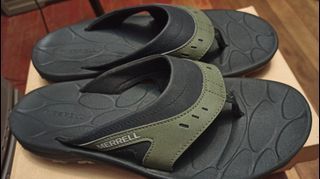 Merrel Huntington Sport Flip-Olive Mens Sandals Size 10