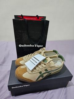 AUTHENTIC ONITSUKA ❗️mexico 66 beige grass green