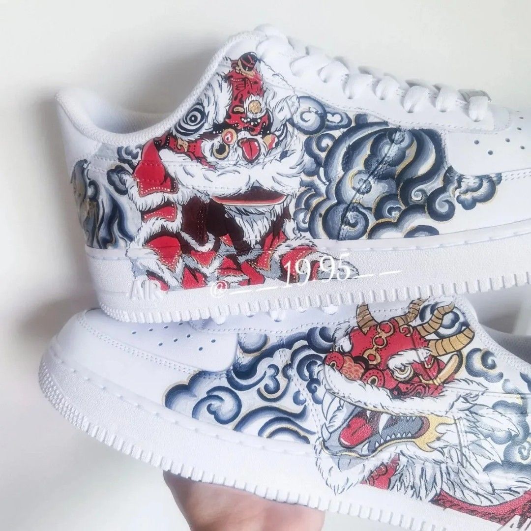 Nike air force 1 shoe customize Men s Fashion Footwear Sneakers on Carousell