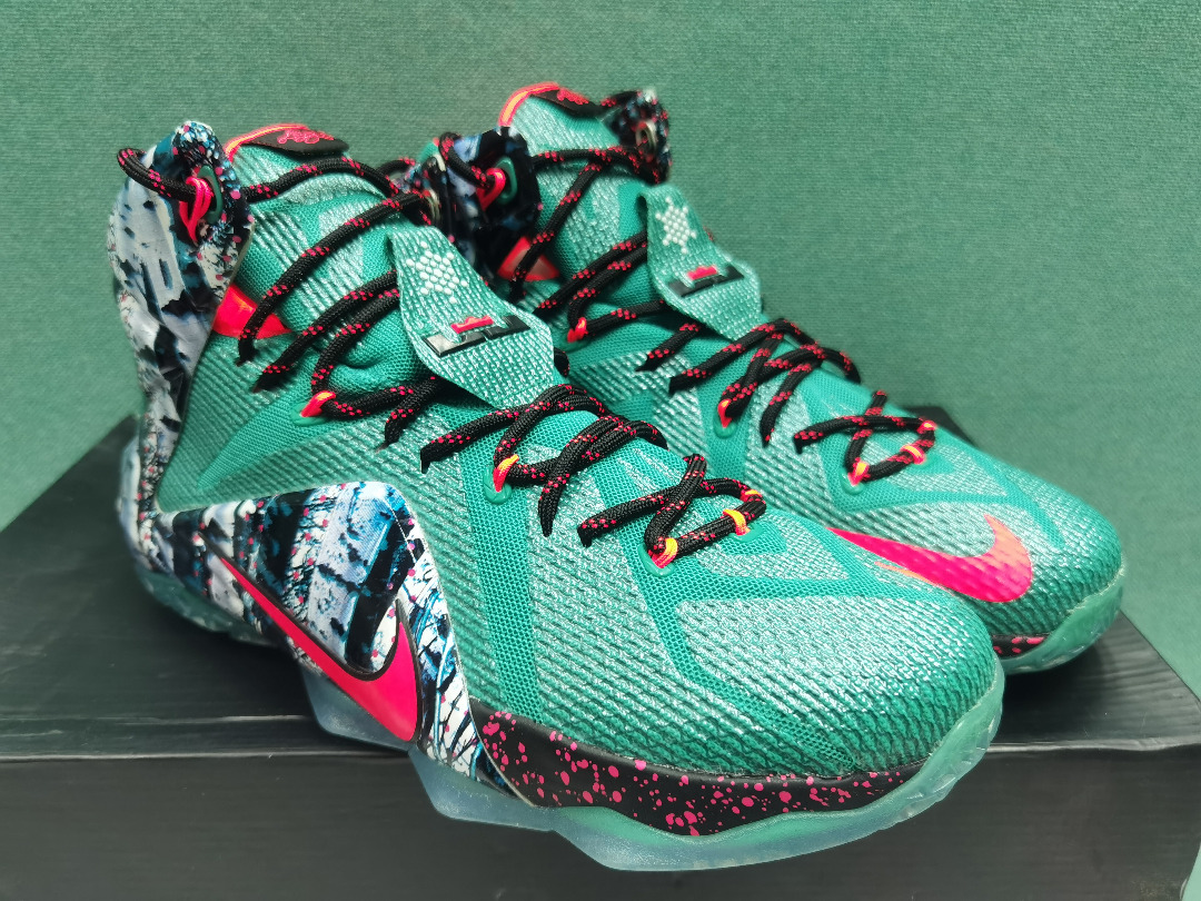 NIKE LEBRON XII XMAS EP AKRON BIRCH US10.5 Carousell
