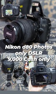 Nikon d80 DSLR with 18-55mm