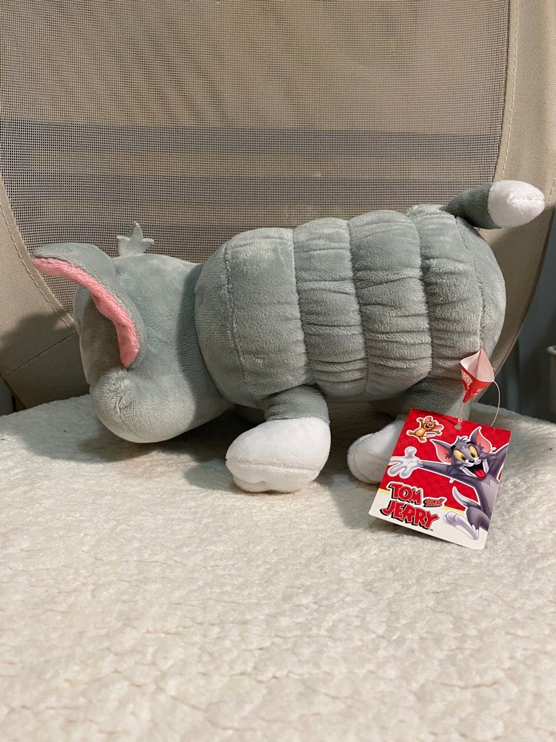 OFFICIAL JAPAN PEANUTS CLUB TOM AND JERRY ACCORDION SILLY PLUSH SOFT TOY, Hobbies & Toys, Toys