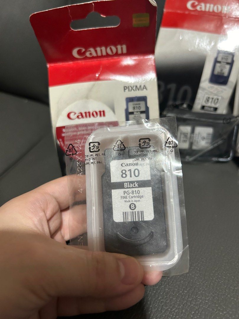 Original Empty Canon Cartridge 810 & 811 (Category: Printers, Scanners & Copiers) located in Quezon City. Submitted by decluttering_randomstuff (Listing ID 1300246399, Image 3). Description: (REMAINING STOCK: 3 PCS 810 Cartridge) Empty Cartridge for Canon. Cartridge 810 and 811 J&T express to be shouldered by the buyer. Can be delivered ASAP MOP: Gcash.