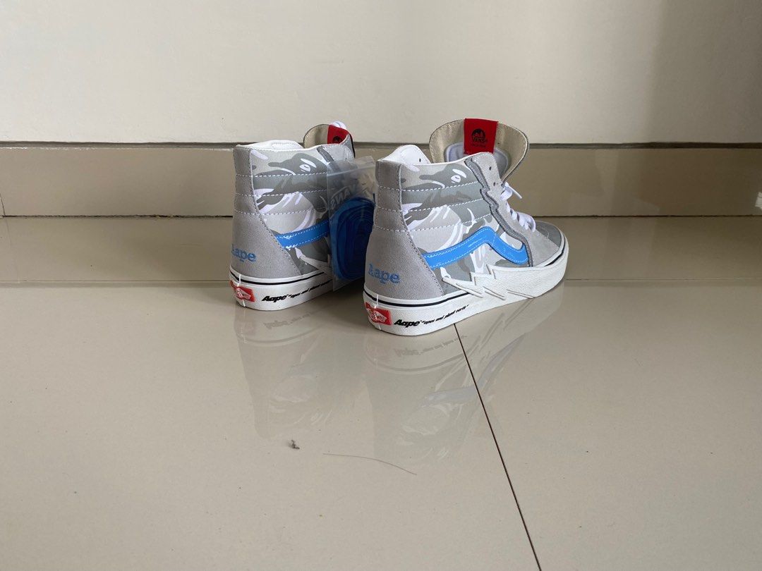 Original new sepatu vans sk8 bolt x aape/bape