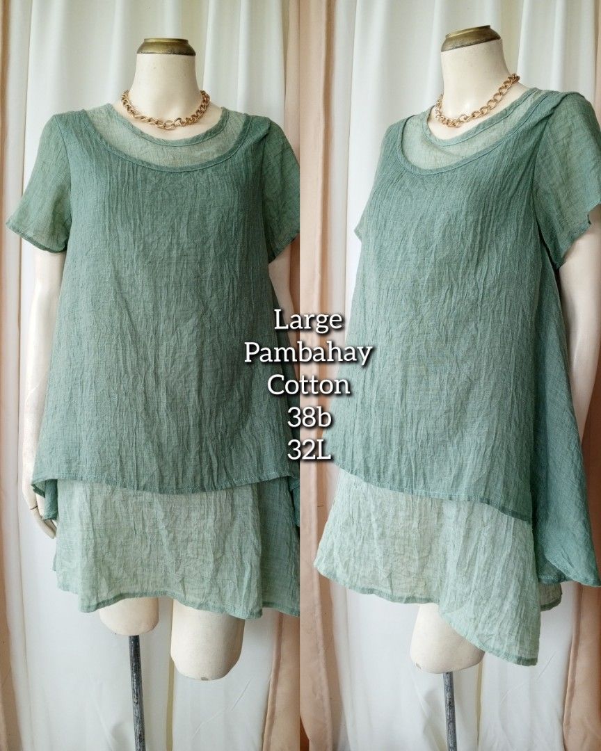 Pambahay dress (Category: Dresses) located in Polillo. Submitted by jhen182325 (Listing ID 1300221249, Image 1). Description: Large Pambahay Cotton 38b 32L.