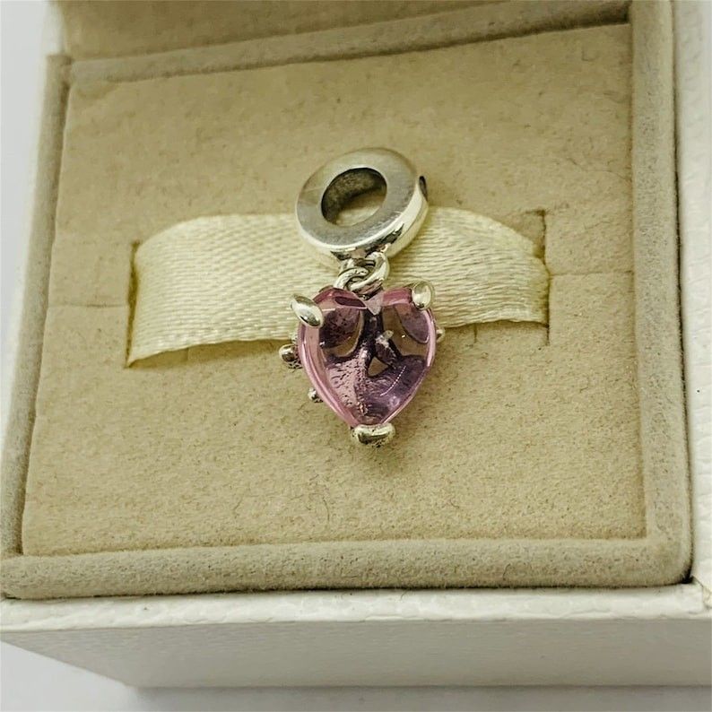 Pandora Pink Family Tree & Heart Dangle Charm 792654C01, Women's