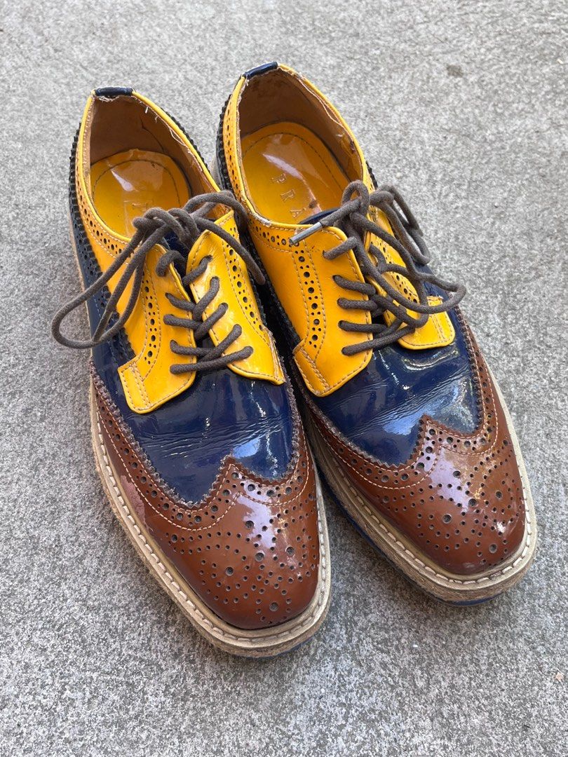 Mens platform brogues cheap
