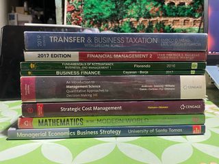 PRE-LOVED ACCOUNTING FINANCE BOOKS
