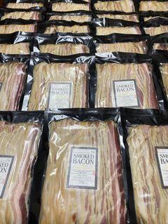 Premium Smoked Bacon in German Wood