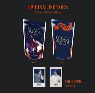 [PRE-ORDER] OFFICIAL SUGA DDAY TOUR THE MOVIE POPCORN WITH RANDOM POLAROID from JAPAN