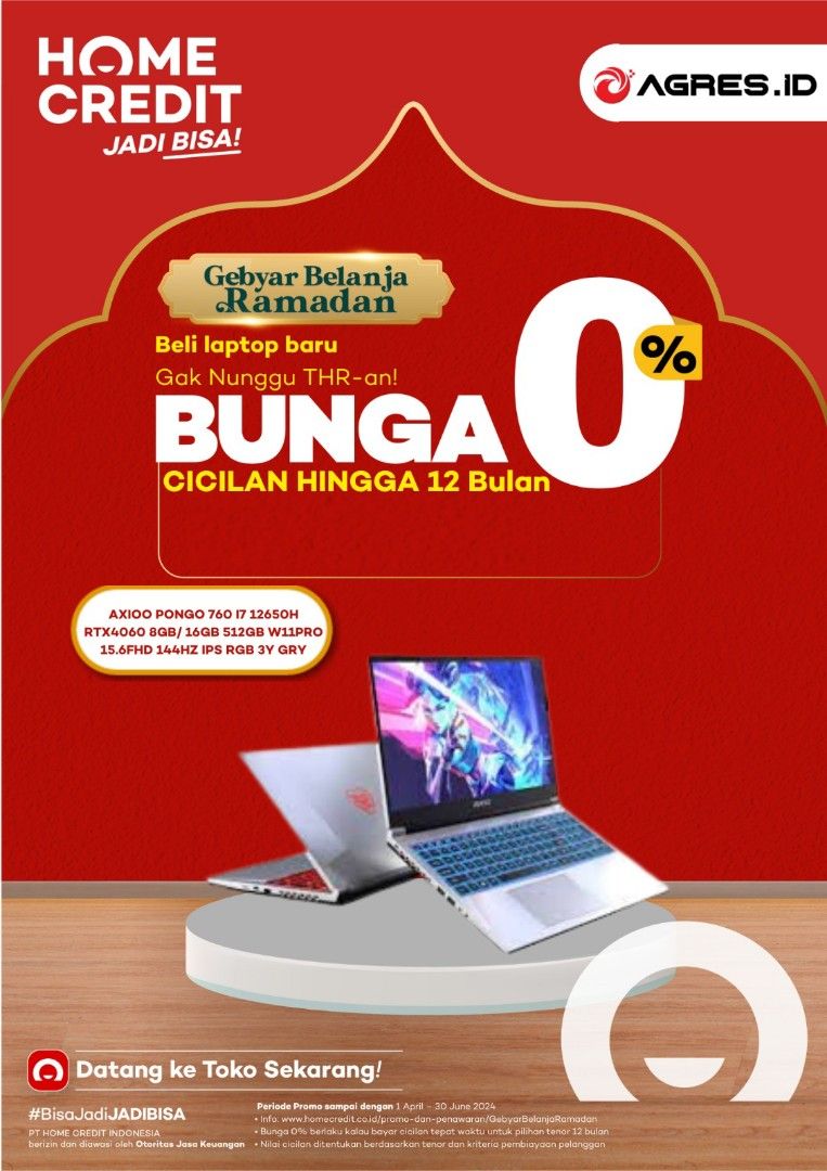 Promo Cicilan Bebas 1x Cicilan Laptop Lenovo Ideapad Slim 3i, Handphone