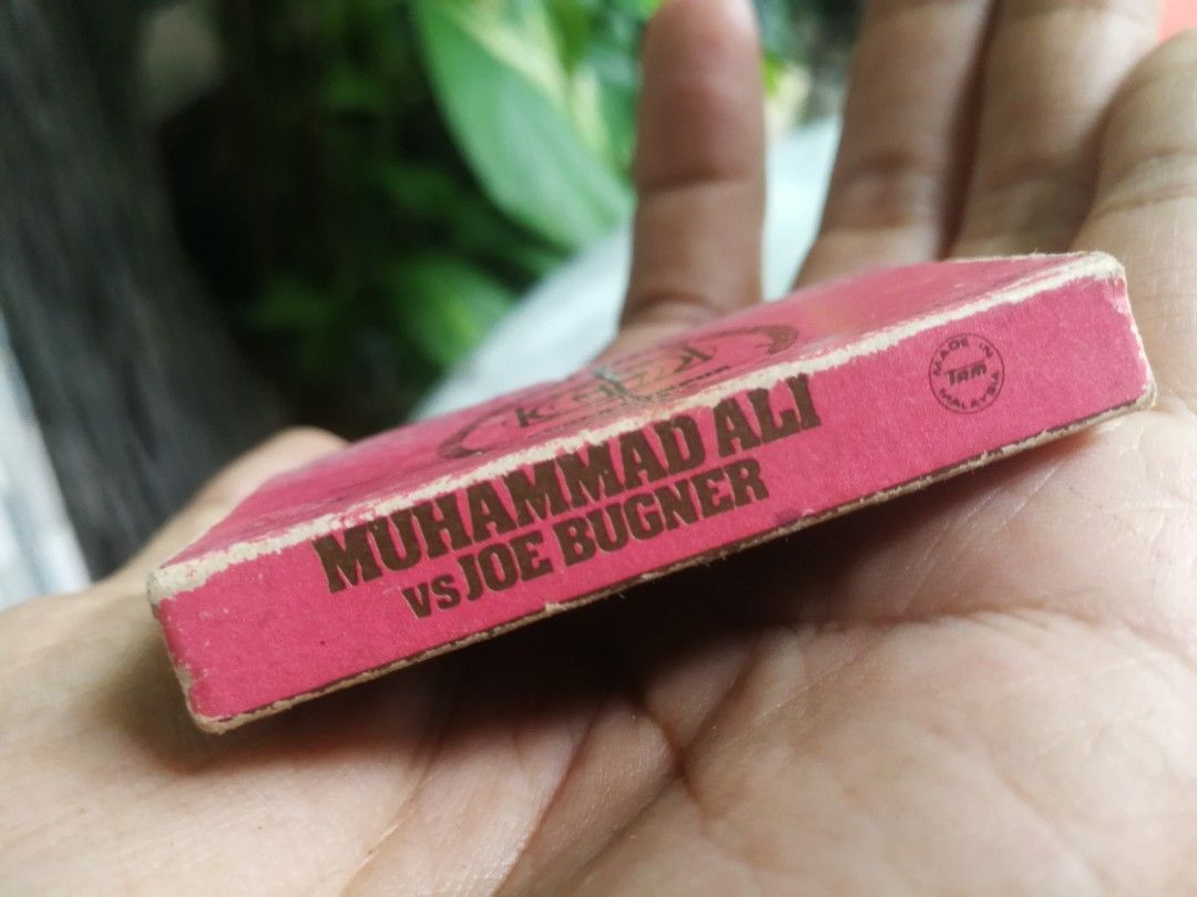 Rare 1975 MUHAMMAD ALI vs JOE BUGNER Matchbox Kuala Lumpur Boxing Match