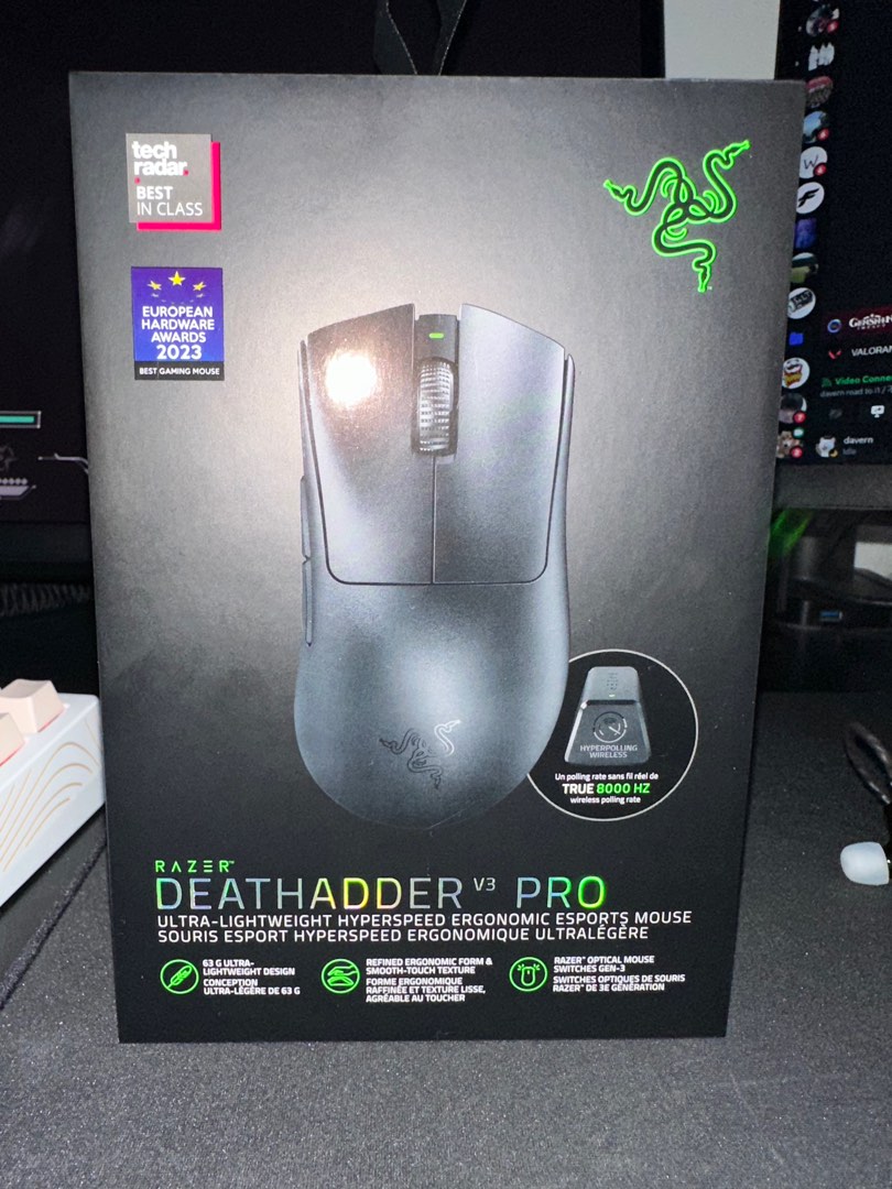 Razer Deathadder V3 Pro Smooth Version with 8k Dongle, Computers 