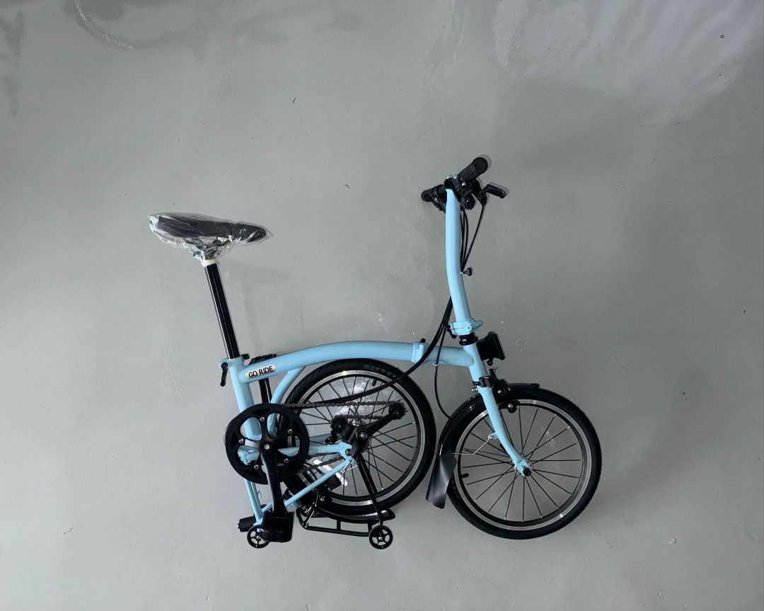 READYSTOCK IN SG BROMPTON GORIDE Trifold Foldie Bicycle 6 Speed Sports Equipment Bicycles Parts Bicycles on Carousell