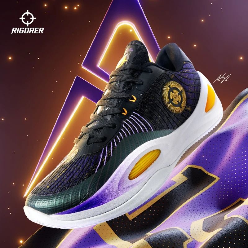 Rigorer Austin Reaves AR1 “Showtime” Basketball Gym Shoes Lakers Purple BlK 6.5 AR1 Austin Reaves main image 4