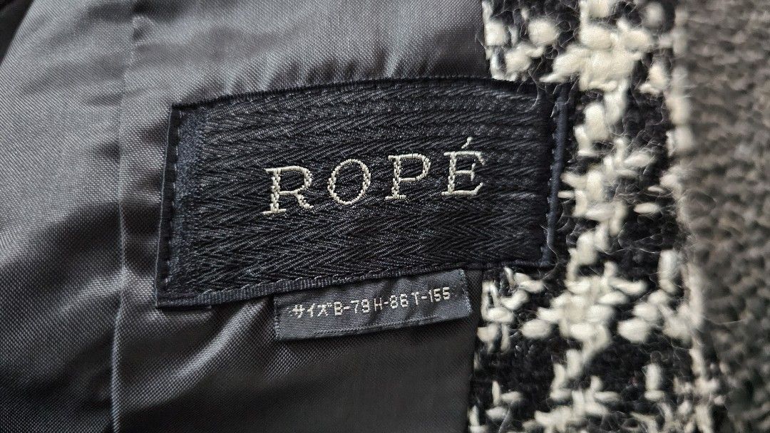 ROPE Tweed Blazer, Women's Fashion, Coats, Jackets and Outerwear on ...