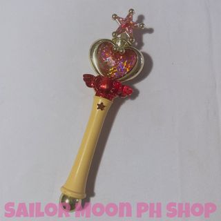 Sailor Moon World Chibimoon Pink Moon Stick Wand Bandai 2001