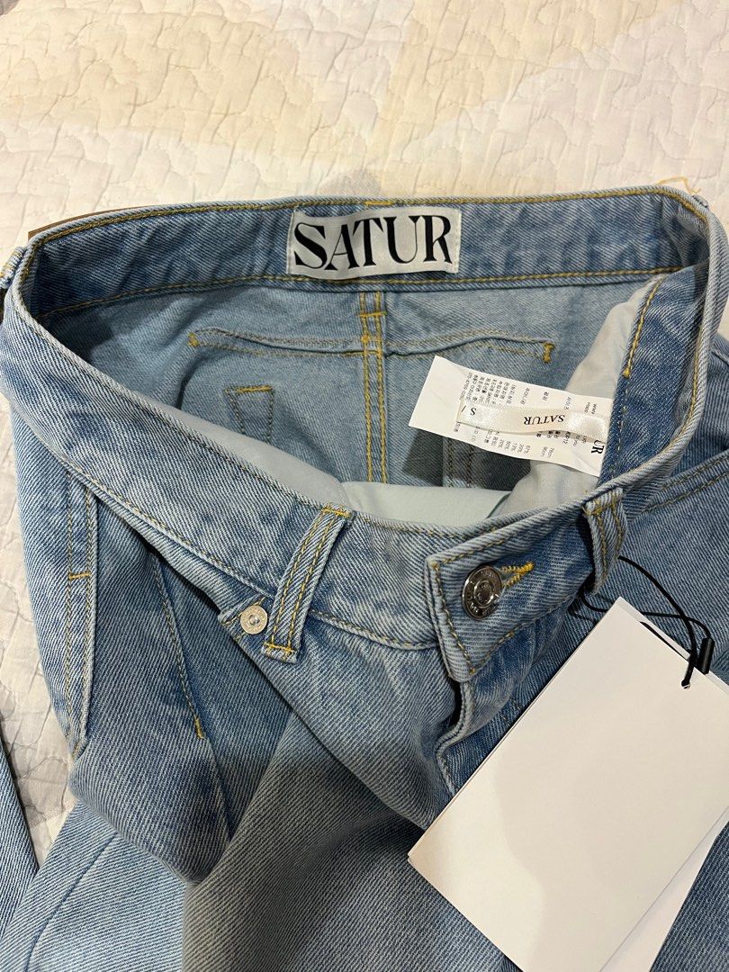 Satur Classic Chelsea Denim Pants Light Washed Blue, Men