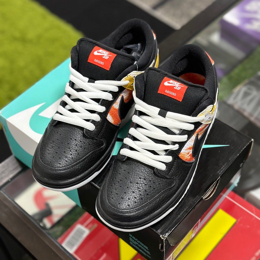 SB Dunk Low Raygun Black, Men's Fashion, Footwear, Sneakers on ...