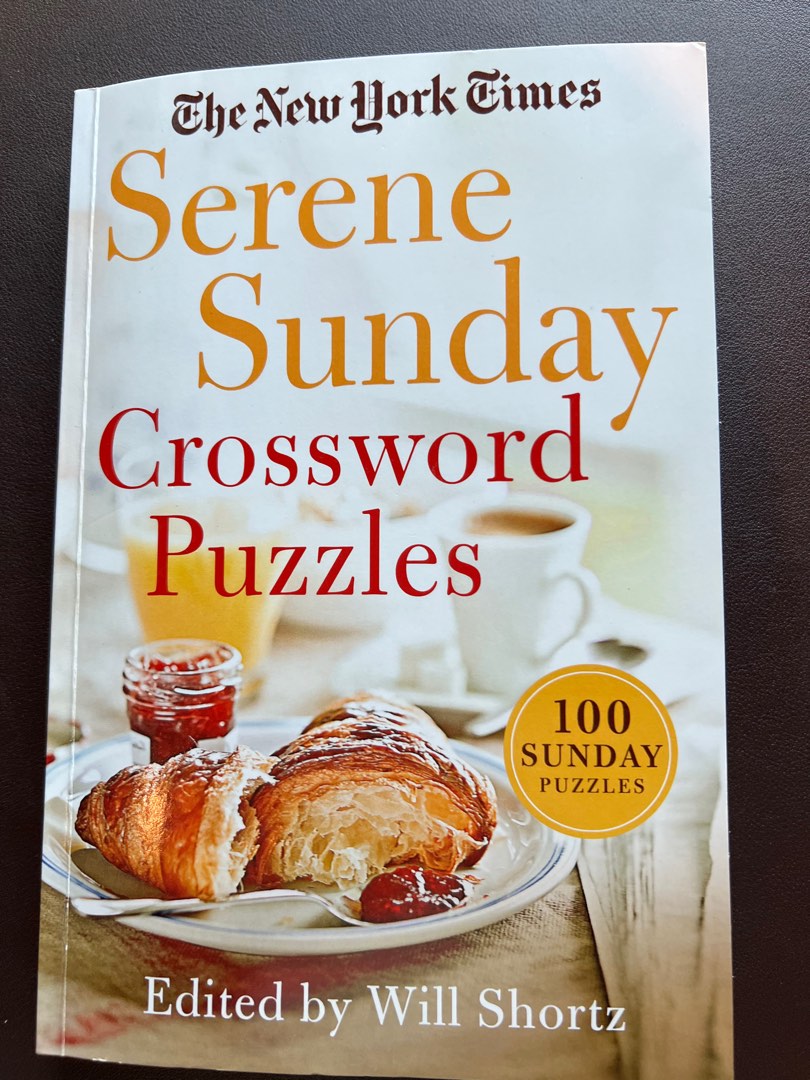 Serene Sunday Crossword Puzzles Hobbies Toys Books Magazines