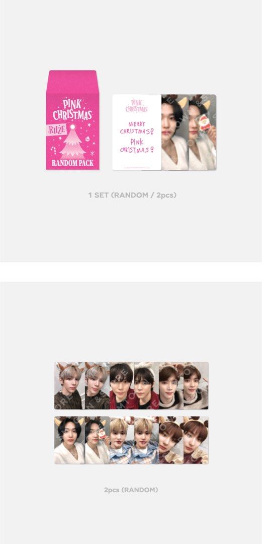 PINK CHRISTMAS クリスマス トレカ super junior ktown4u.com : SUPER JUNIOR - PINK CHRISTMAS RANDOM PACK
