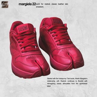 SS22 Maison Martin Margiela 22 for Reebok Classic Leather Tabi Sneakers