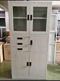 Steel cabinet with drawer