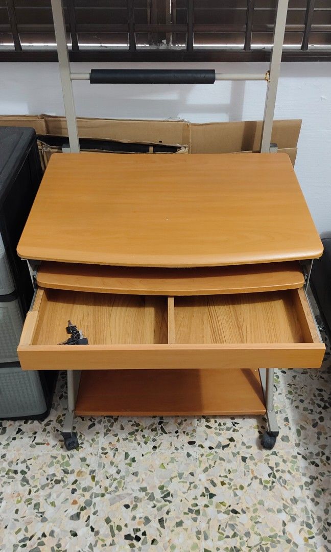Study table (Category: Tables & Sets) located in Singapore. Submitted by b_cherryi_99 (Listing ID 1300207146, Image 2). Description: Used. It is in mint condition. self collection at amk.