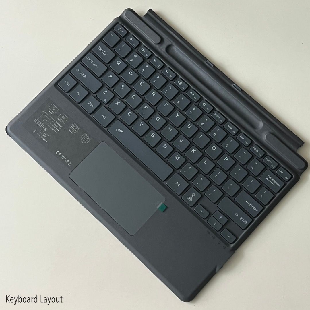 Surface Pro 8/9/10/11 Backlit Bluetooth Keyboard with Touchpad448276585891112962