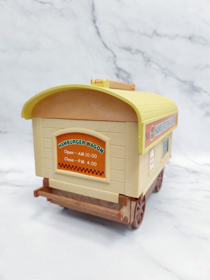 Sylvanian Families Freshly Made Hamburger Wagon Playset