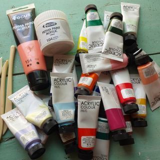 TAKE ALL!!! Clay tools and Acrylic paints