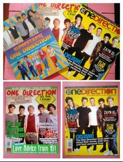 [TAKE ALL x3] LIMITED One Direction (1D) Magazine Set Collector's Edition Candy Fan Magazines Summit Media Superstars Fan Merchandise Merch Boy Band Collectible Directioners for Collector Directioner Collection Book Novel