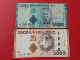 Tanzania | 1000 and 2000 Shillings