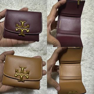 Tory Burch Small Wallet - Maroon & Brown