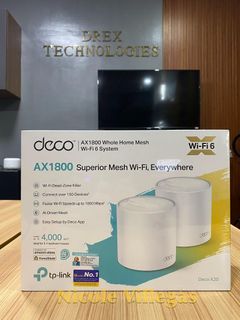 TP-LINK Deco X20 (2-pack) AX1800 Whole Home Mesh Wi-Fi 6 System