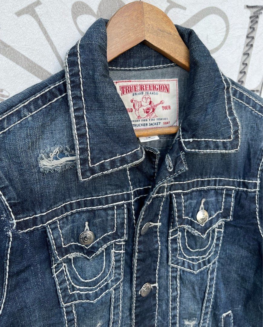 True Religion Graffiti Trucker Jacket