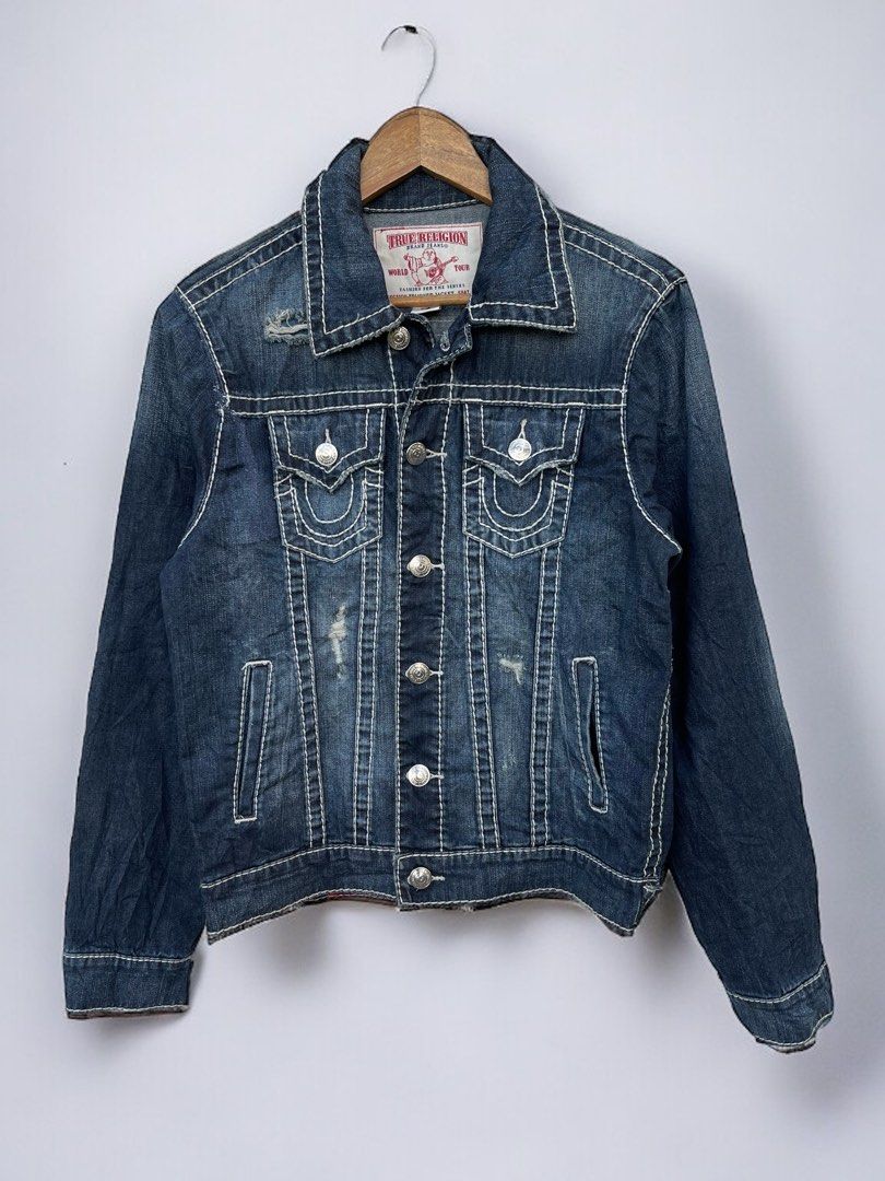 True religion graffiti trucker jacket discount