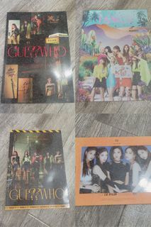 Twice Blackpink Itzy Albums and photocards