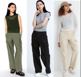 available: UNIQLO Wide Straight Cargo Pants