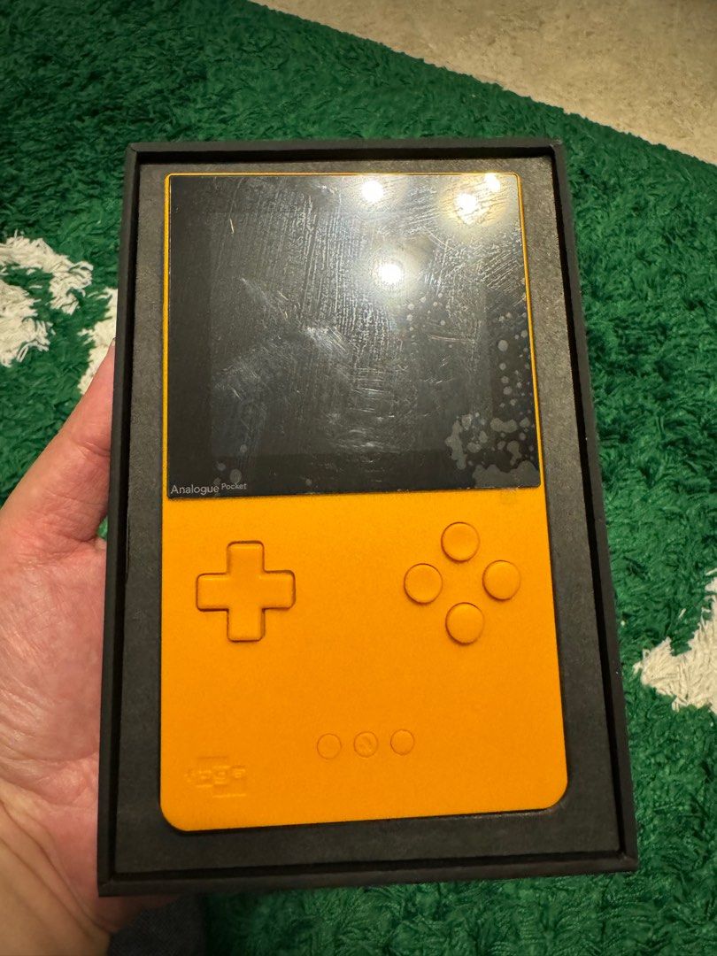Used Analogue Pocket - Orange Spice, Hobbies & Toys, Toys & Games 