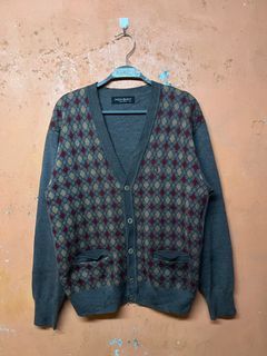 Vintage YSL Wool Blend Knitted Cardigan